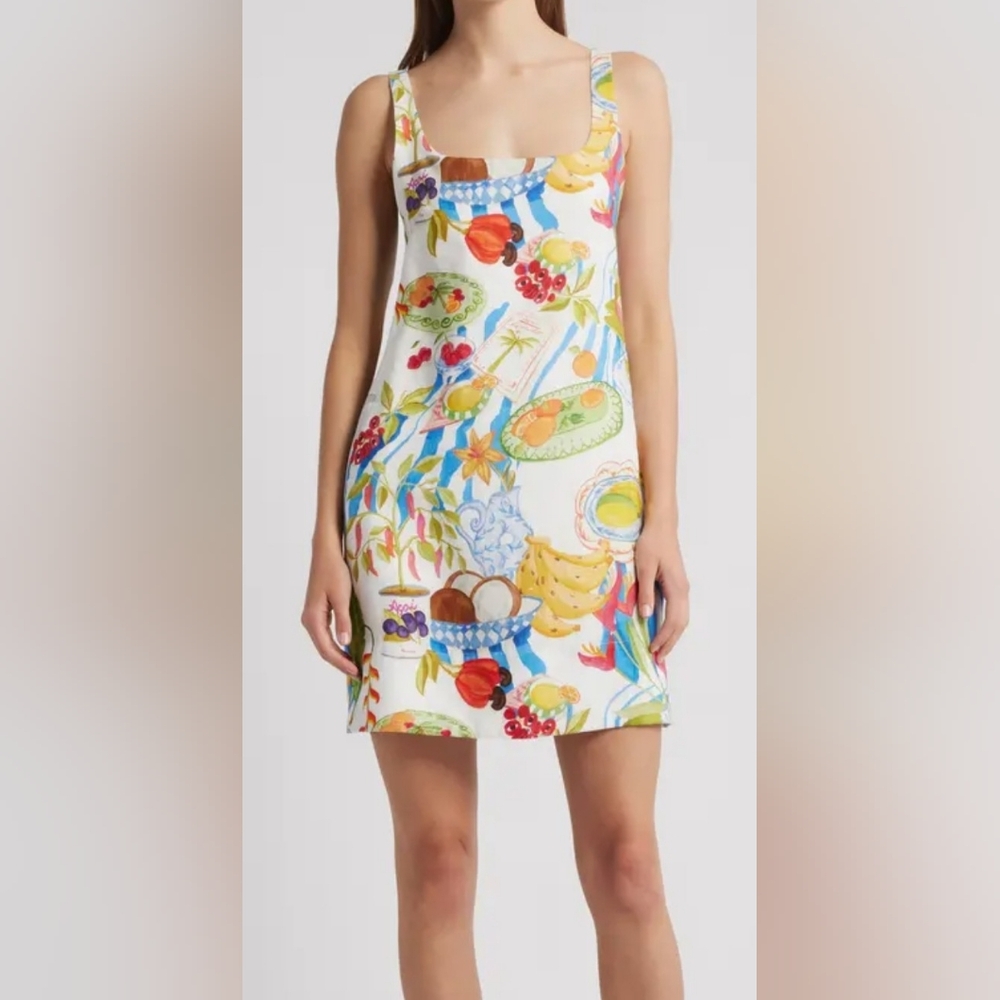NWT - FARM Rio Fresh Table Linen Mini Dress Large